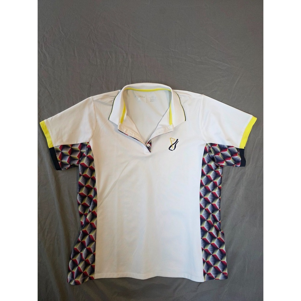 antigua golf shirt xl with logo